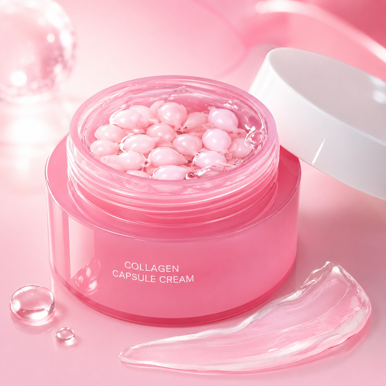 Crema Facial Coreana con PDRN de Colágeno en Cápsulas mas +Niacinamida