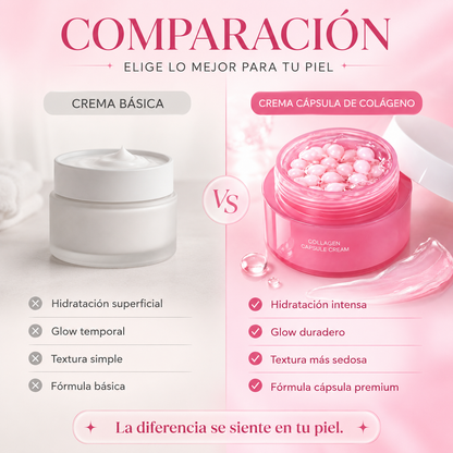 Crema Facial PDRN de Colágeno en Cápsulas con Niacinamida