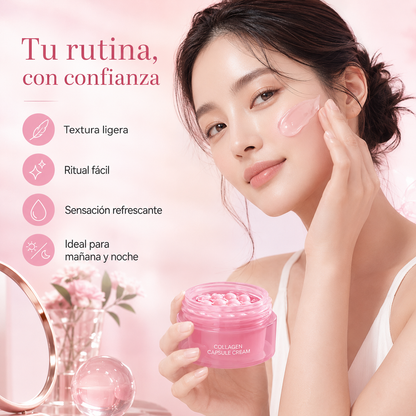 Crema Facial PDRN de Colágeno en Cápsulas con Niacinamida