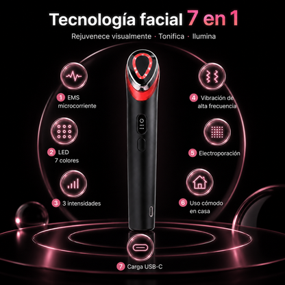 Booster Max 2 – Dispositivo Facial LED 7 en 1