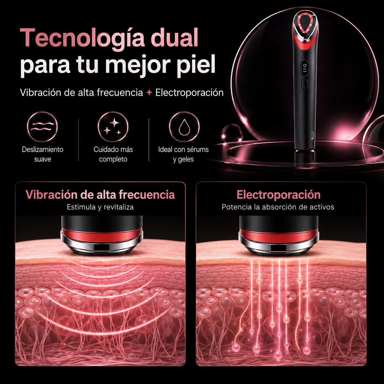 Booster Max 2 – Dispositivo Facial LED 7 en 1