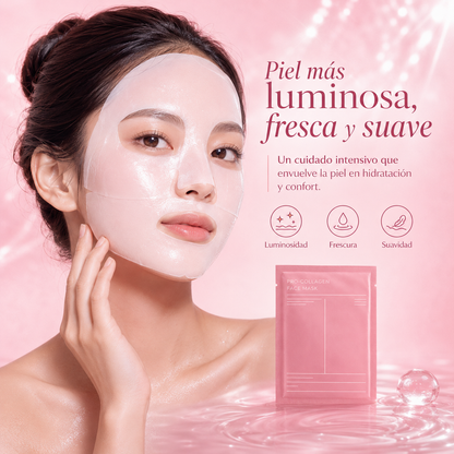 4-Mascarillas Faciales Bio-Colágeno Coreano